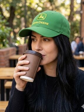 John Deere Snap-Back Cap